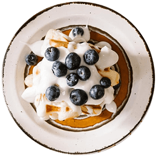 nyus toasted bread with grape